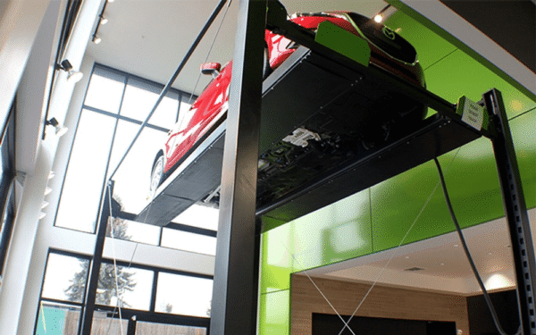 Hd-7pxw 7,000-lb. Capacity Ali Certified / Super-tall Rise / Four-post Lift / Vehicle Display Platform