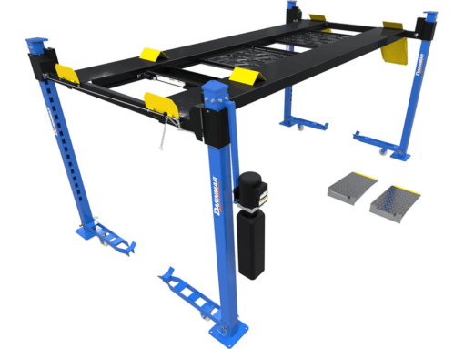 Dannmar D4-9x Package 9,000-lbs. Ali Certified Capacity Four-post Lift Package
