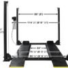 ATLAS APEX 8 ALI CERTIFIED 8,000 LB 4-POST LIFT
