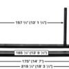 ATLAS APEX 8 ALI CERTIFIED 8,000 LB 4-POST LIFT