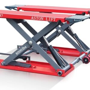 Aston 8000lb Car auto Scissor Lift Mid-Rise Electric Lock Release. 22OV Max. Lifting Height 47" ASL-MR8047