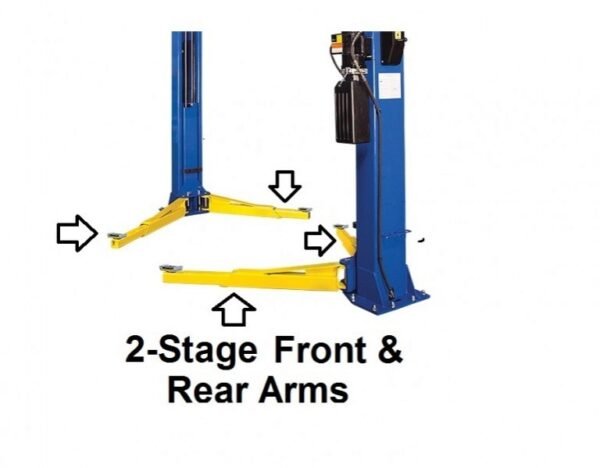 Forward lift f12 12,000lb ali certified two-post lift