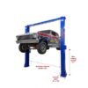 Race Tools Direct 11,000 lb. Direct Drive, Overhead 2 Post Lift- Bi-Symmetric Arms