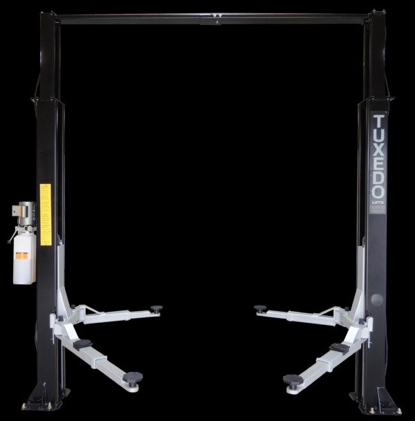 Tuxedo 9,000 lb. Capacity Overhead 2 Post Lift- Asymmetric Arms