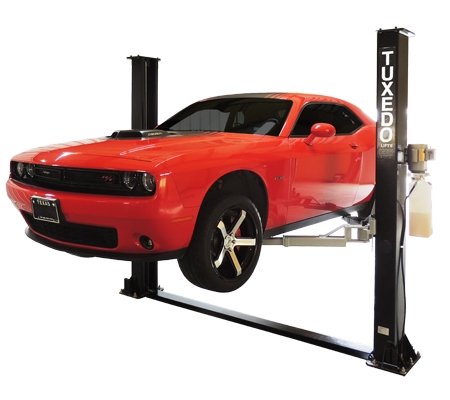 TP9KF-TUX-2.jpg Tuxedo 9,000 lb. Capacity, Base Plate 2 Post Lift