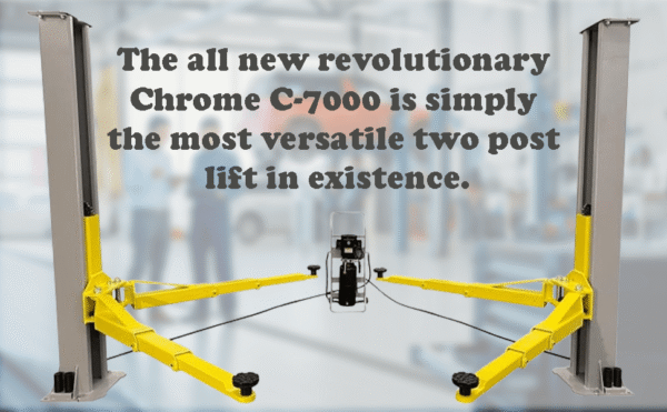 TRIUMPH C-7000 7000Lbs Adaptable 2 Post Auto Lift Car Hoist Movable