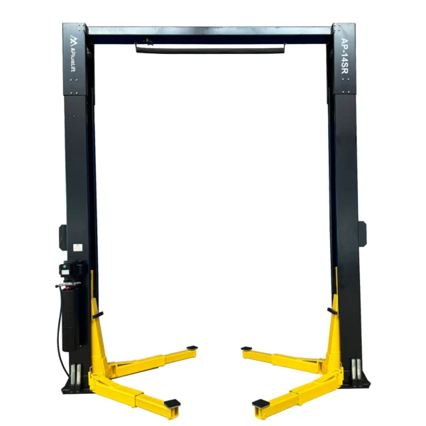 tjoPCvrOGkSnJKO7qcmXjWNzPexErPtreFOW4x6f.webp APlusLift 14,000LB 2-Post Overhead Single Release Direct Drive Car Lift with 3 Year Warranty – AP-14SR
